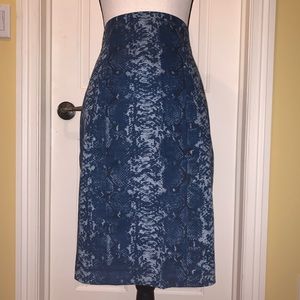 EUC Tahari Animal Print Skirt